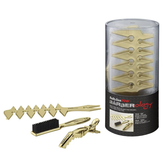 BaBylissPRO Barberology Trio Mix Gold Bucket - 18 Pack