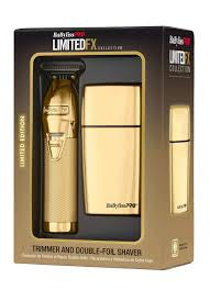 BaByliss Pro LimitedFX Gold Trimmer & Double Foil Shaver BaByliss SKU: FXDUOFS2TG |(New)