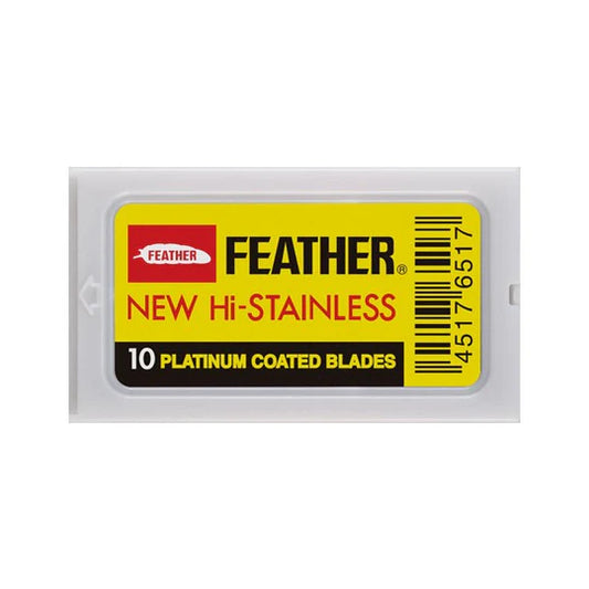 Feather Feather Hi Stainless Double Edge Blades, 10 Count SKU