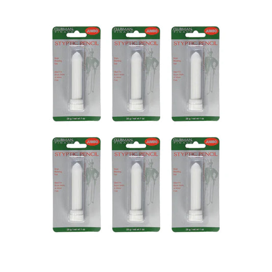 Clubman Styptic Pencil Jumbo Size - 6 Pack