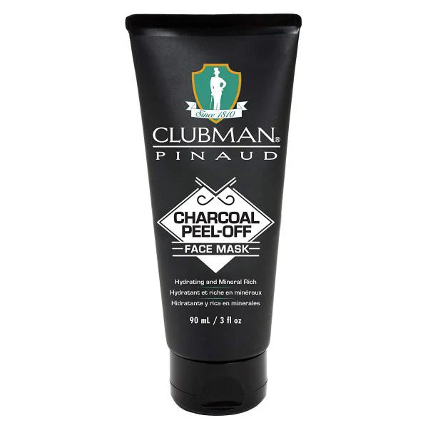 CLUBMAN Pinaud Charcoal Peel-Off Face Mask, 3 Oz