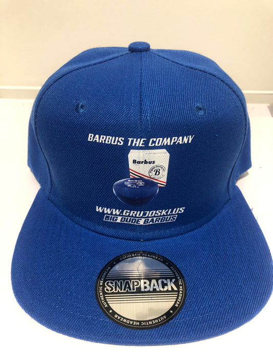 Men's cap shaving name Big Dude Barbus color Blue