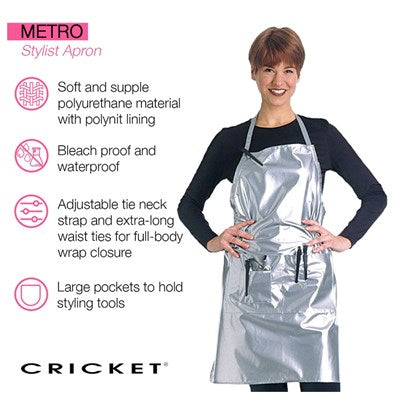 METRO STYLIST APRON - SILVER by Cricket