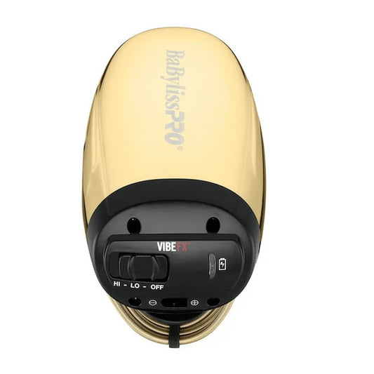 BaBylissPRO VIBEFX Cord/Cordless Gold Massager