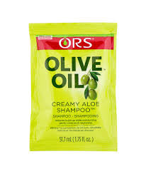 ORS OLIVE OIL CREAMY ALOE SHAMPOO INFUSED WITH ALOE VERA, TRAVEL PACKET (1.7 OZ)