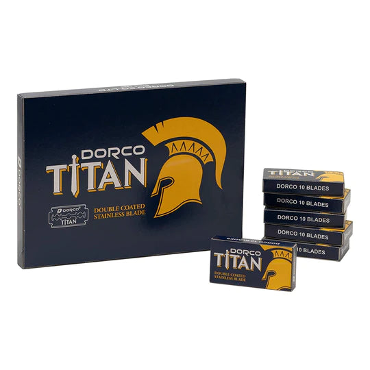 Dorco Titan Double Edge Razor Blade, 100 Count