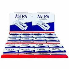 5 100 Astra Double Edge Razor Blades - Superior Stainless - FAST Shipping
