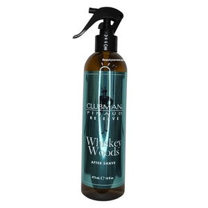 Clubman Whiskey Woods After Shave Spray 16 oz  New