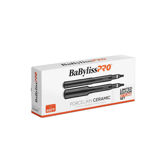 BaByliss PRO Porcelain Ceramic 1" & 1 1/2" Flat Iron