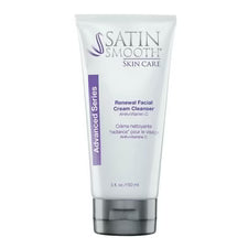SATIN SMOOTH Skin Care Facial Renewal Cream Cleanser 5 Oz Model