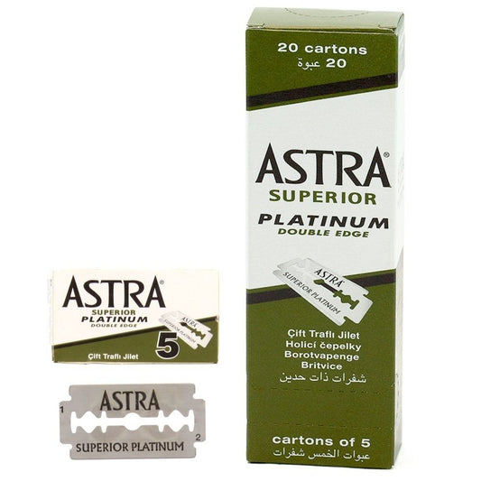 100   Astra  Platinum Double Edge Safety